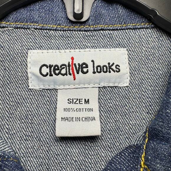 Women’s Cropped Denim Jacket. Size M - Picture 9 of 11